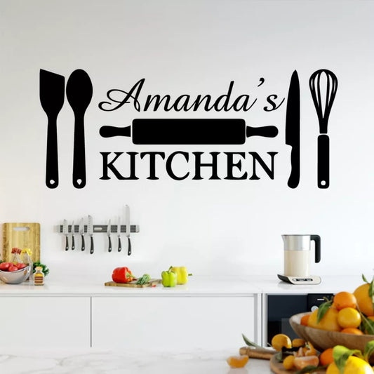 Customized Kitchen Name Wall Sticker